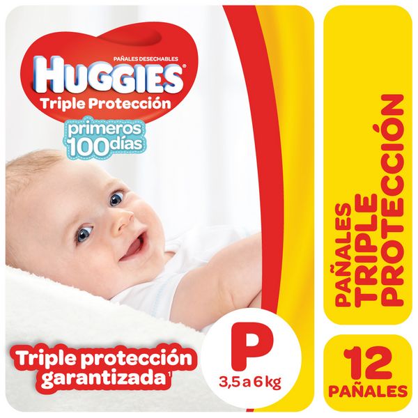 PAÑAL HUGGIES PEQUEÑO   12UNID